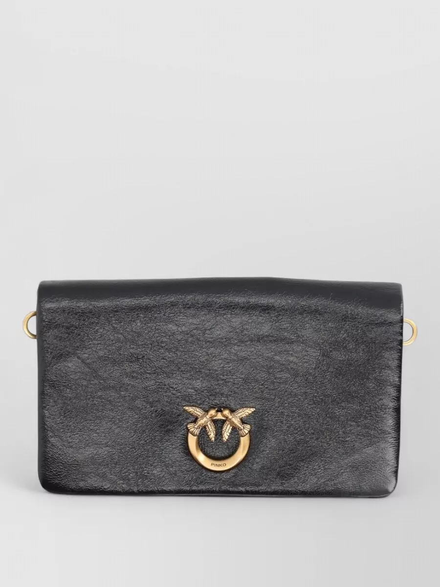 Pinko love bag click mini leather shoulder bag
