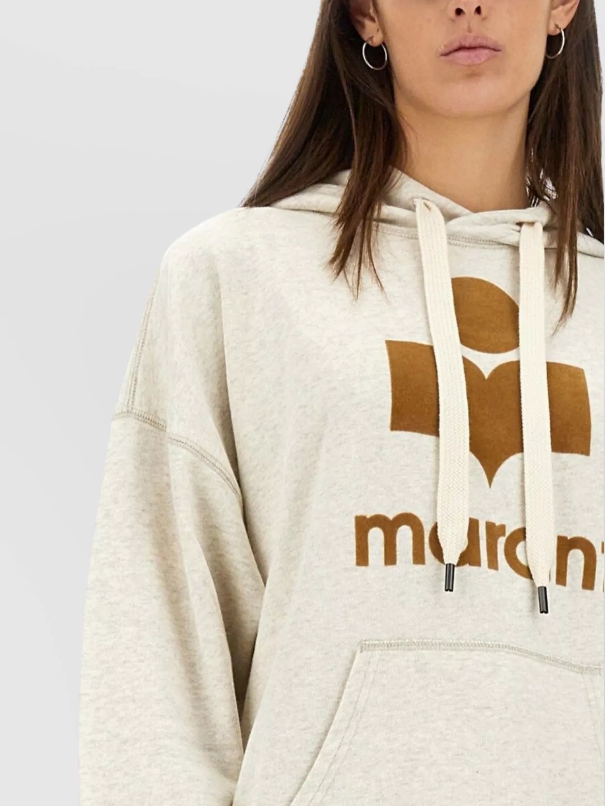 Shop Isabel Marant Étoile Hooded Knit Sweater And Pocket