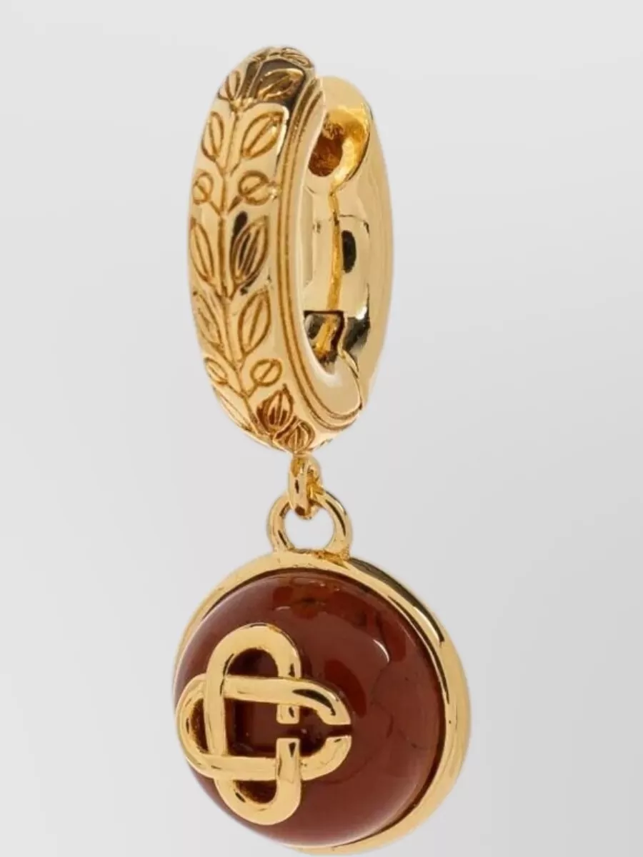Casablanca Sphere Hoop Earrings