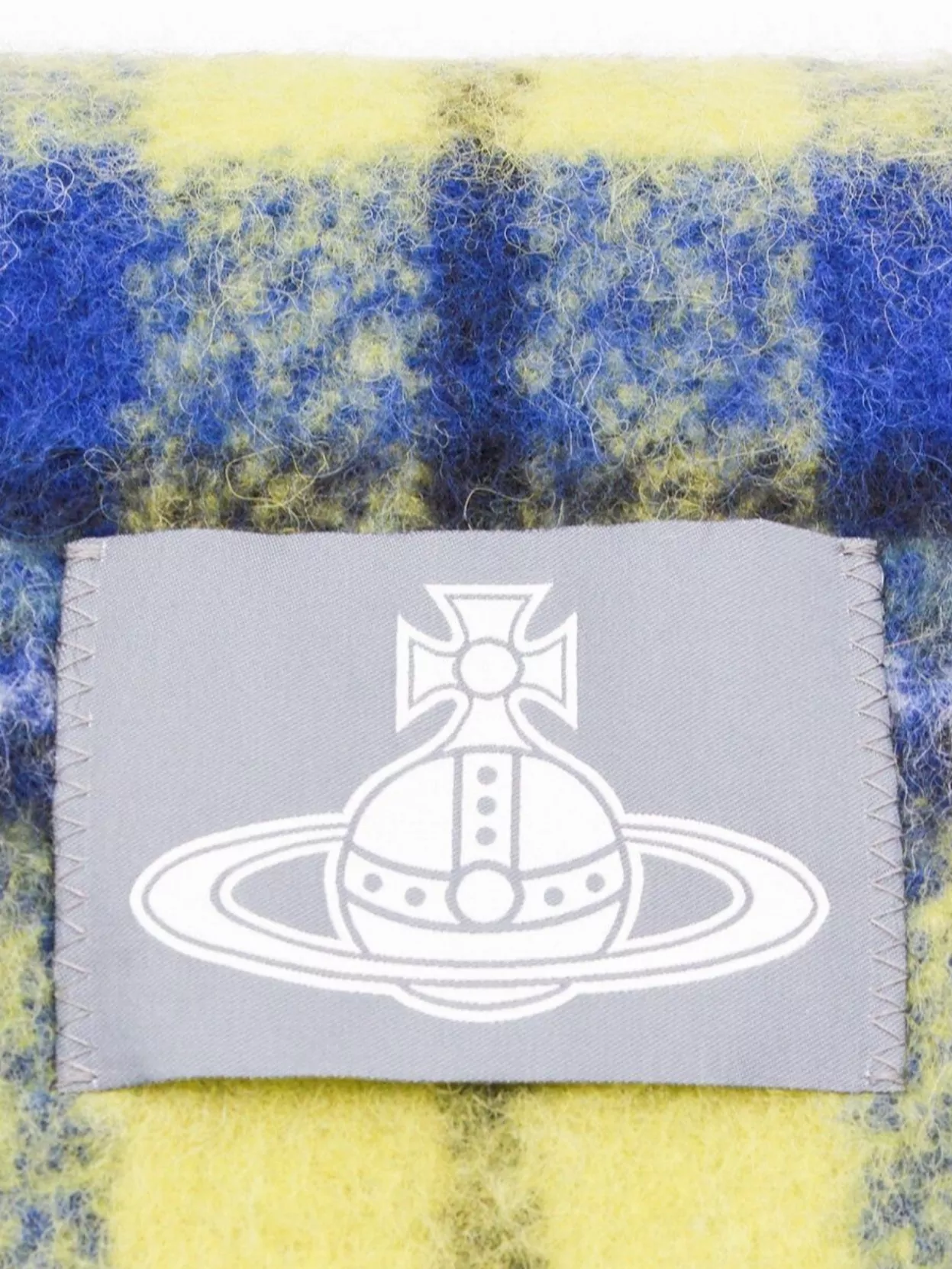 Vivienne Westwood Luxurious Scarf Featuring Fringed Edges