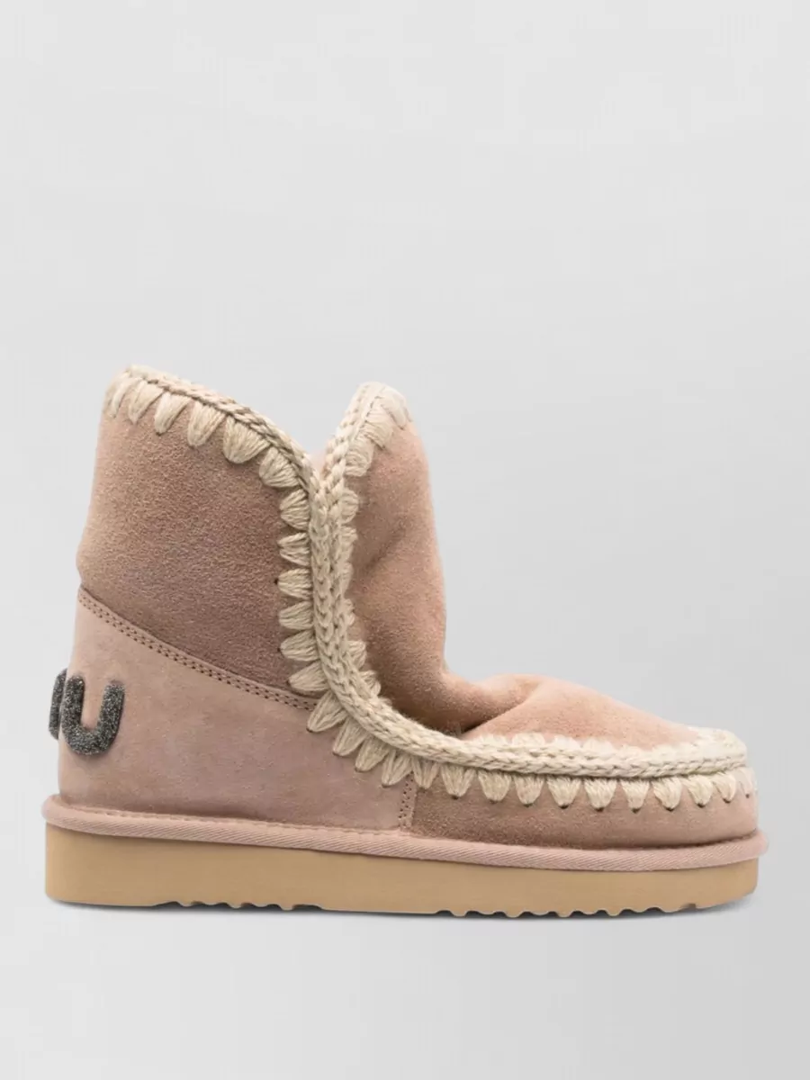 Mou Sheepskin Leather Boots