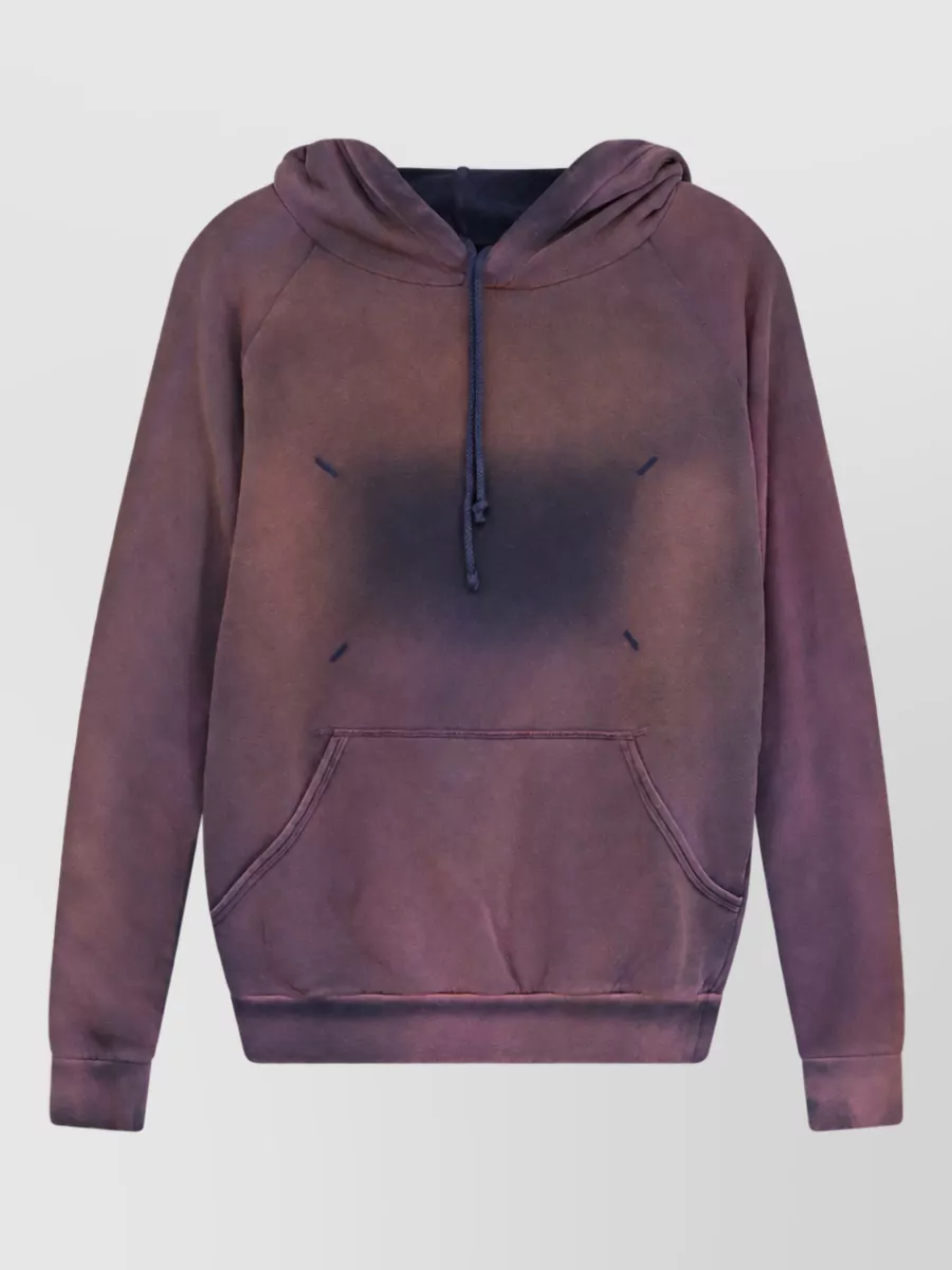 Maison Margiela Cotton washed-effect hoodie