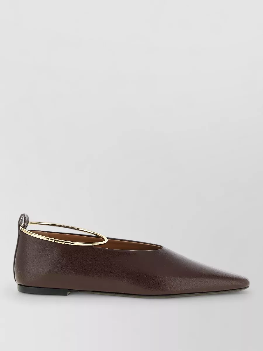 Jil Sander Leather Ballet Flats