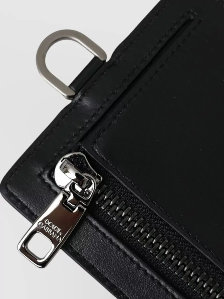 Dolce&Gabbana Leather Lanyard Card Holder