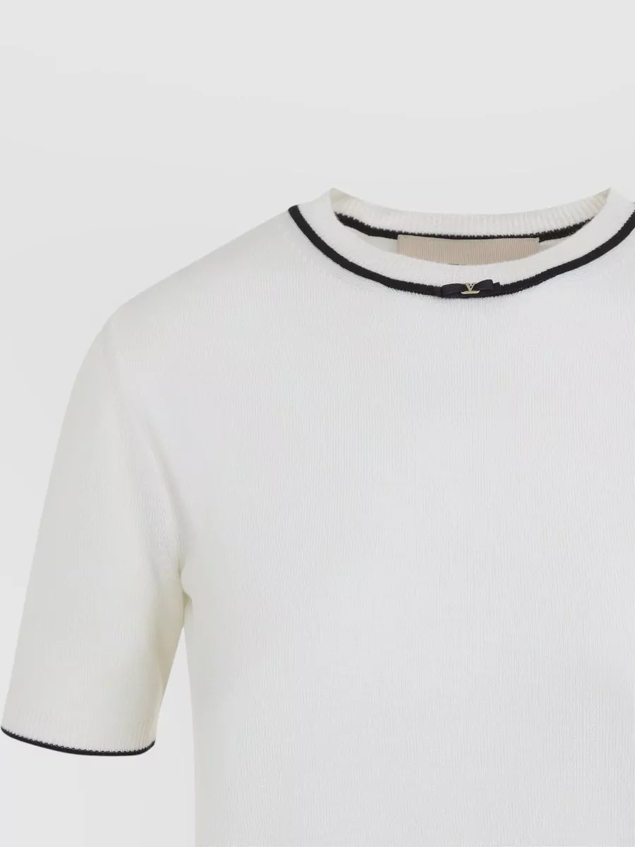 Valentino Virgin Wool Knit T-Shirt