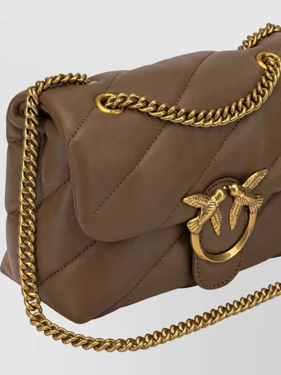 Pinko Leather Clutch Bag