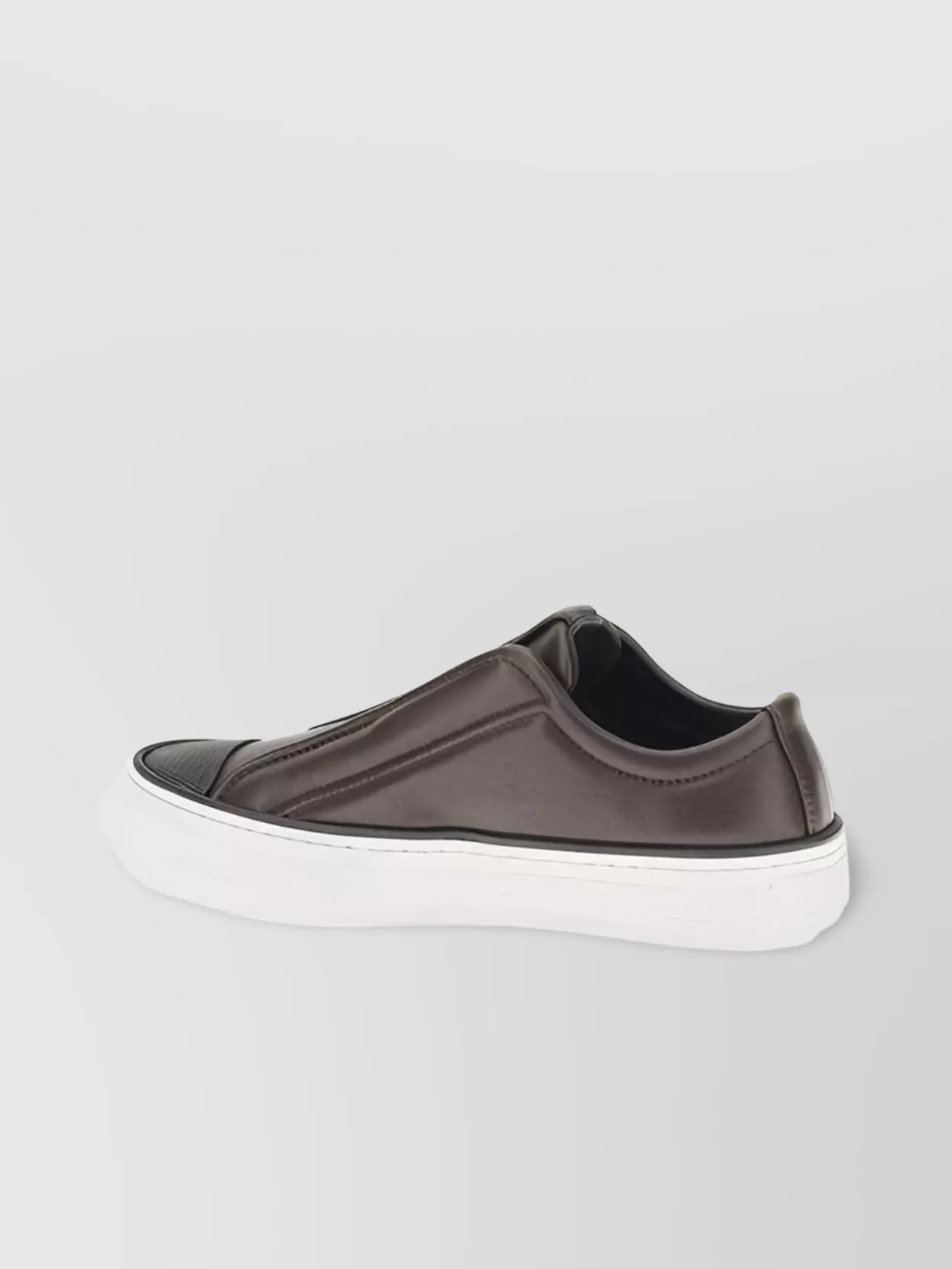Brunello Cucinelli Slip-on Sneakers Iconic Jewels In Gray
