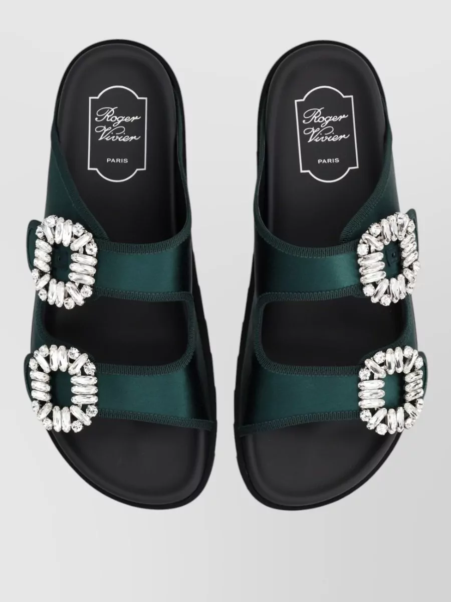 Roger Vivier Embellished Slides