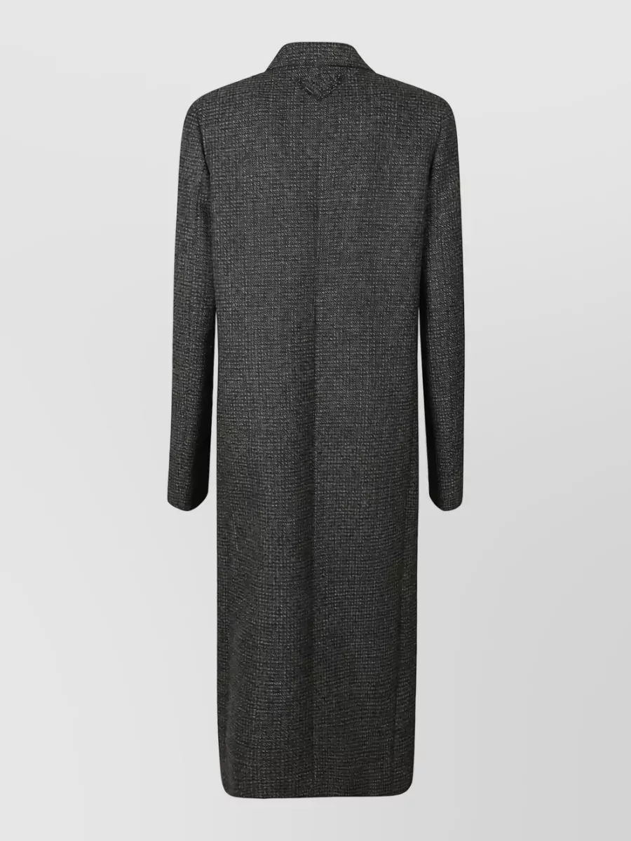 Prada Checked Fitted Jacket