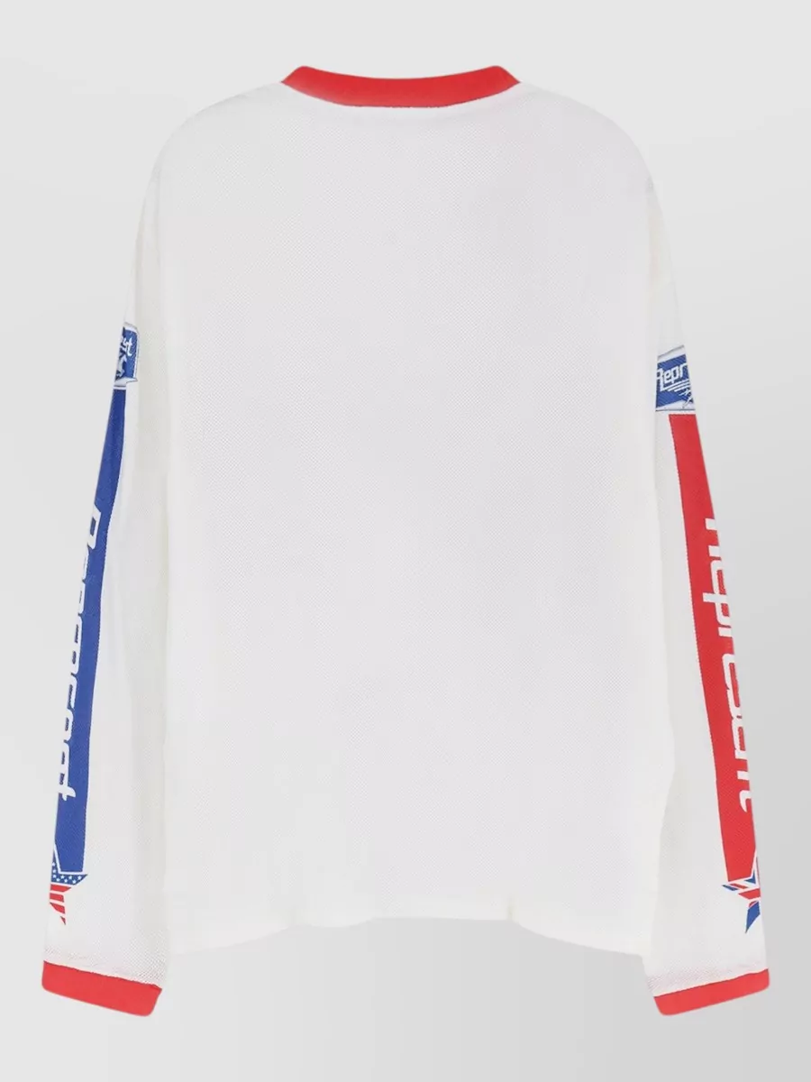 Represent Cotton Mesh Pegasus Long-Sleeve T-Shirt