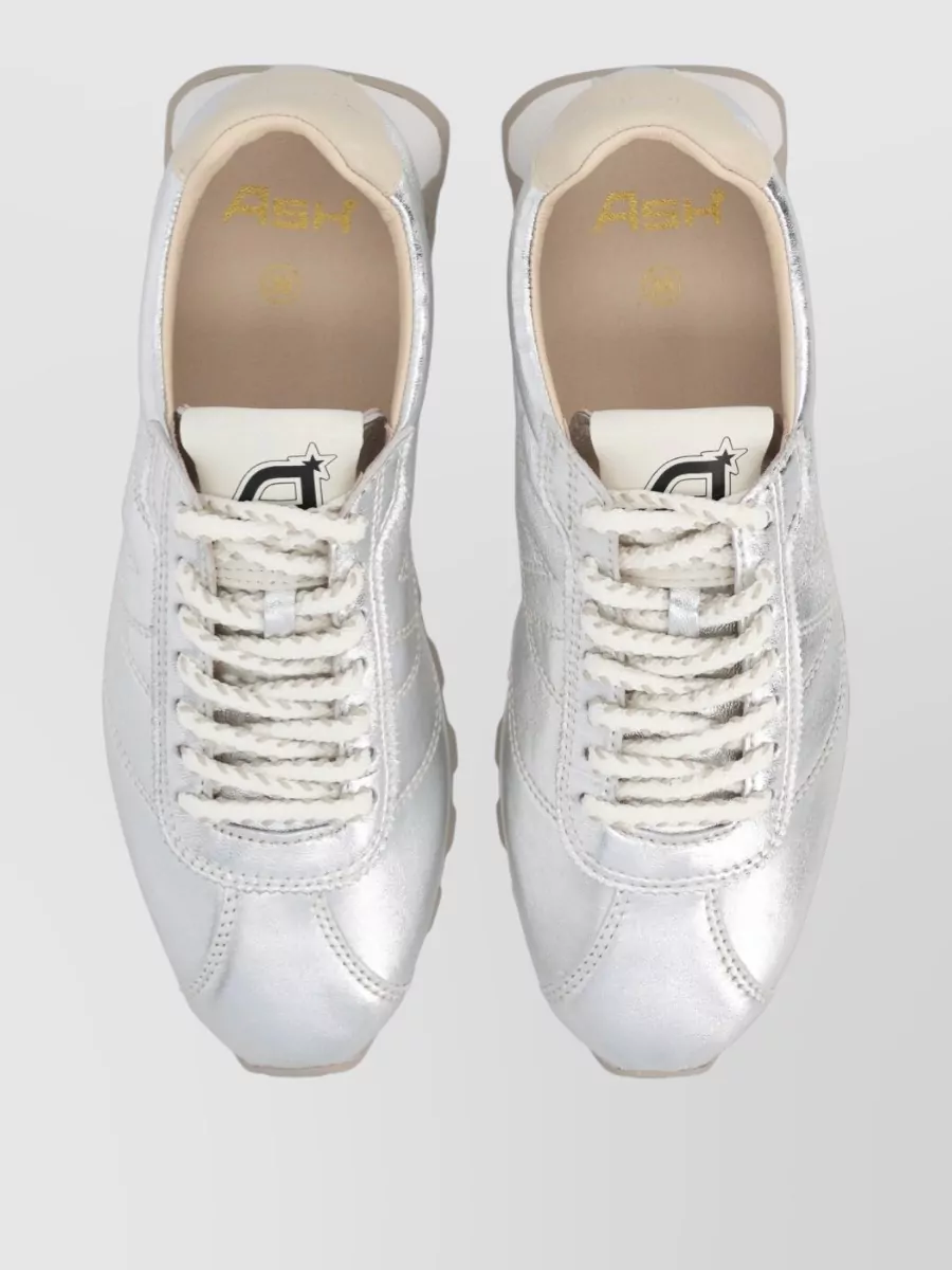 Ash Leather Low-Top Sneakers