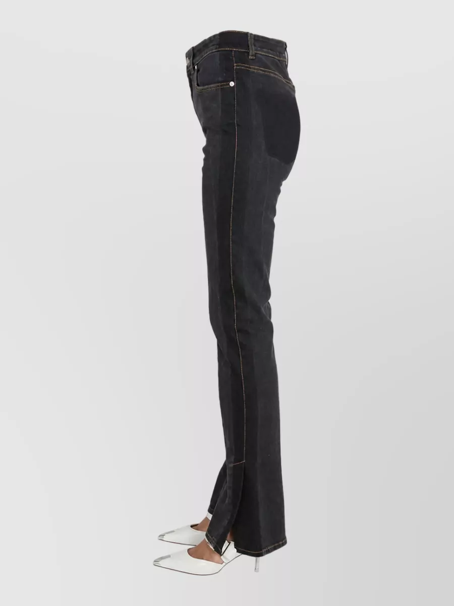 Alexander Mcqueen Denim Wide-Leg Trousers