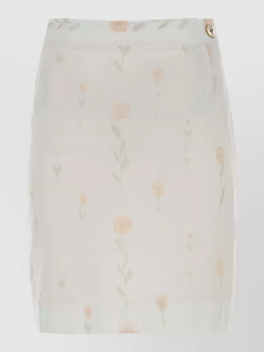 Vivienne Westwood floral-print high-rise mini skirt