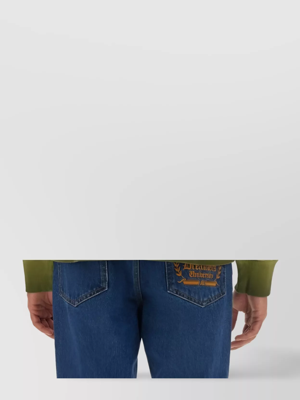 Msgm Jersey Sweatshirt Washed Out