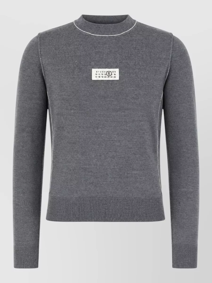 Mm6 Maison Margiela wool blend sweater
