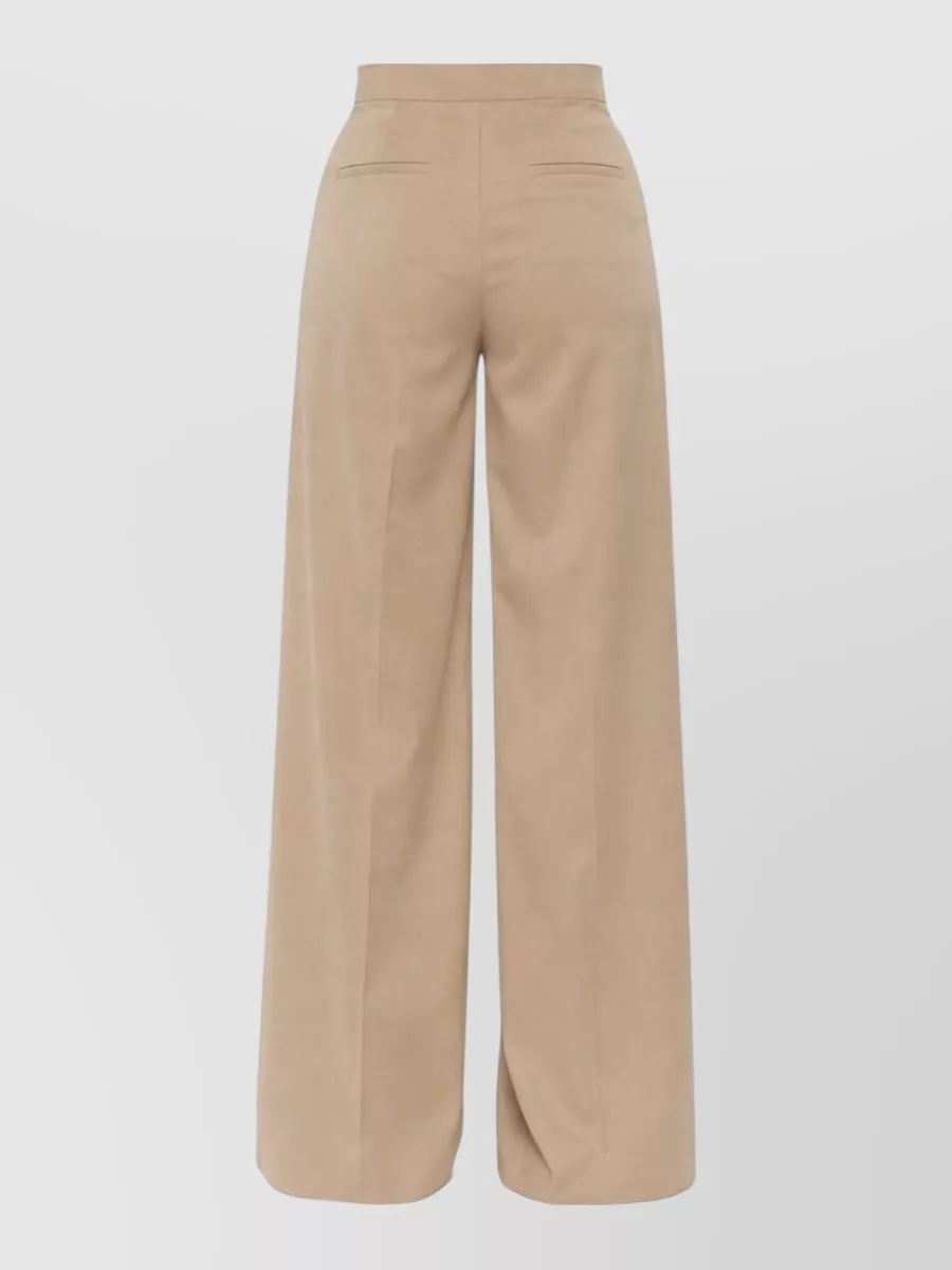 Max Mara Virgin Wool Wide-Leg Suit Trousers