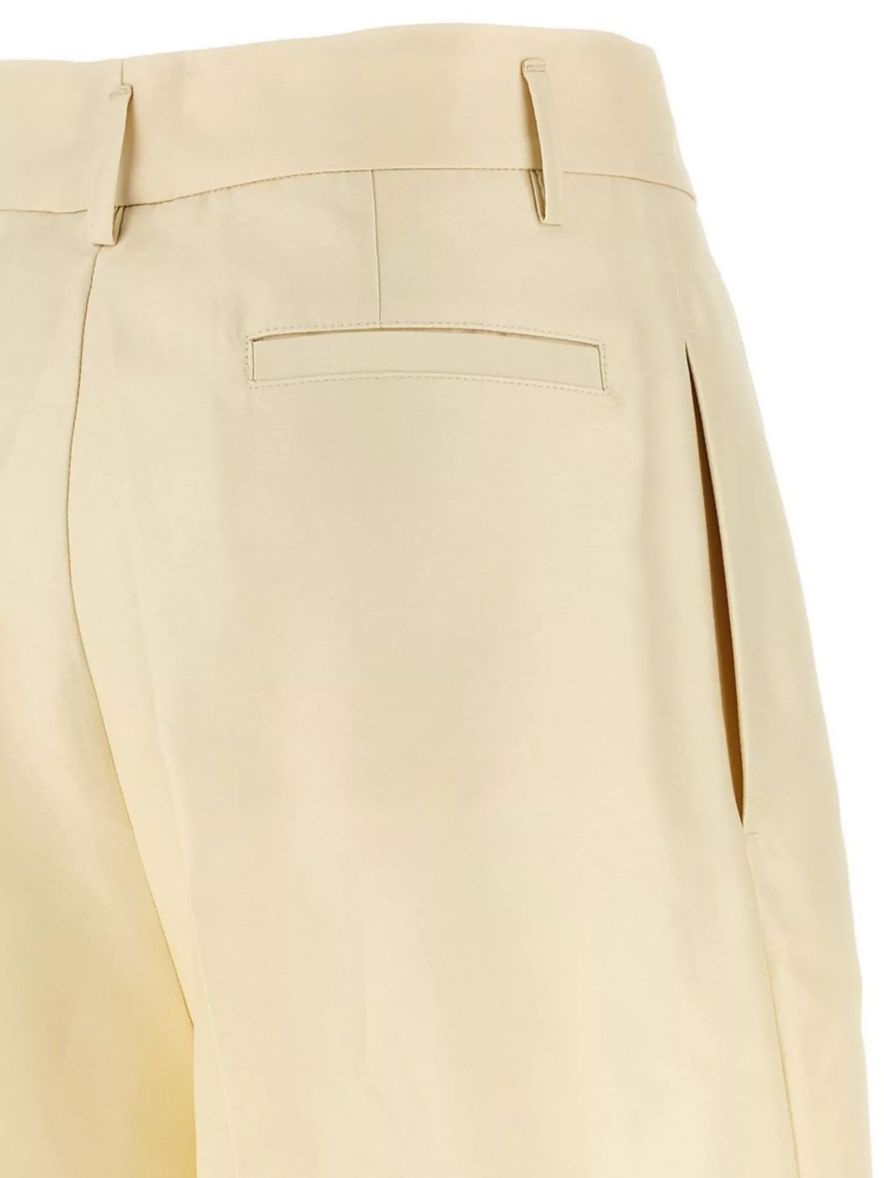 Fabiana Filippi Silk Cotton Bermuda Shorts Bermuda And Short Beige