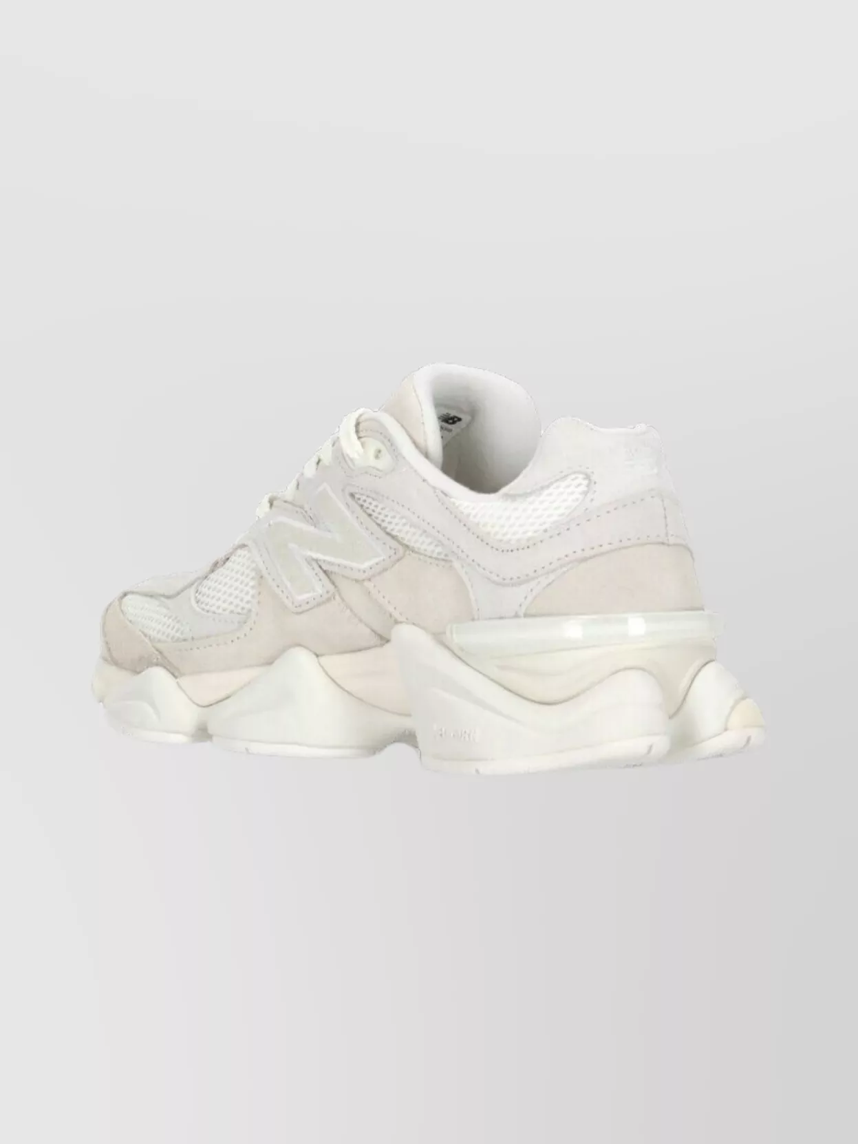 New Balance Chunky Sole Leather And Fabric Sneakers