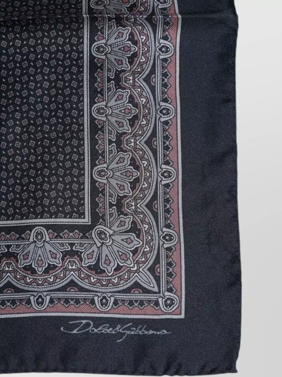 Dolce&Gabbana Silk Floral-Print Square Scarf