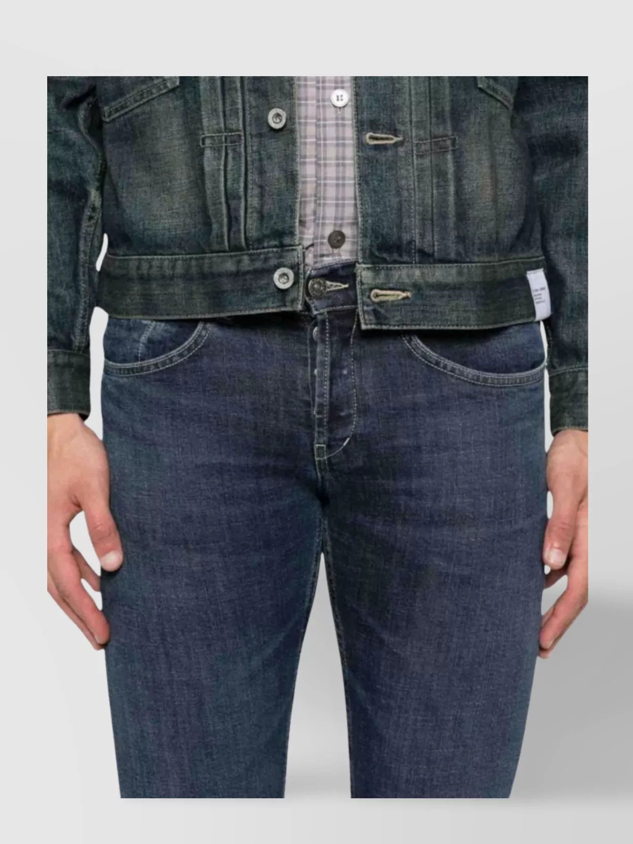 Dondup Straight Leg Jeans Five-Pocket Design