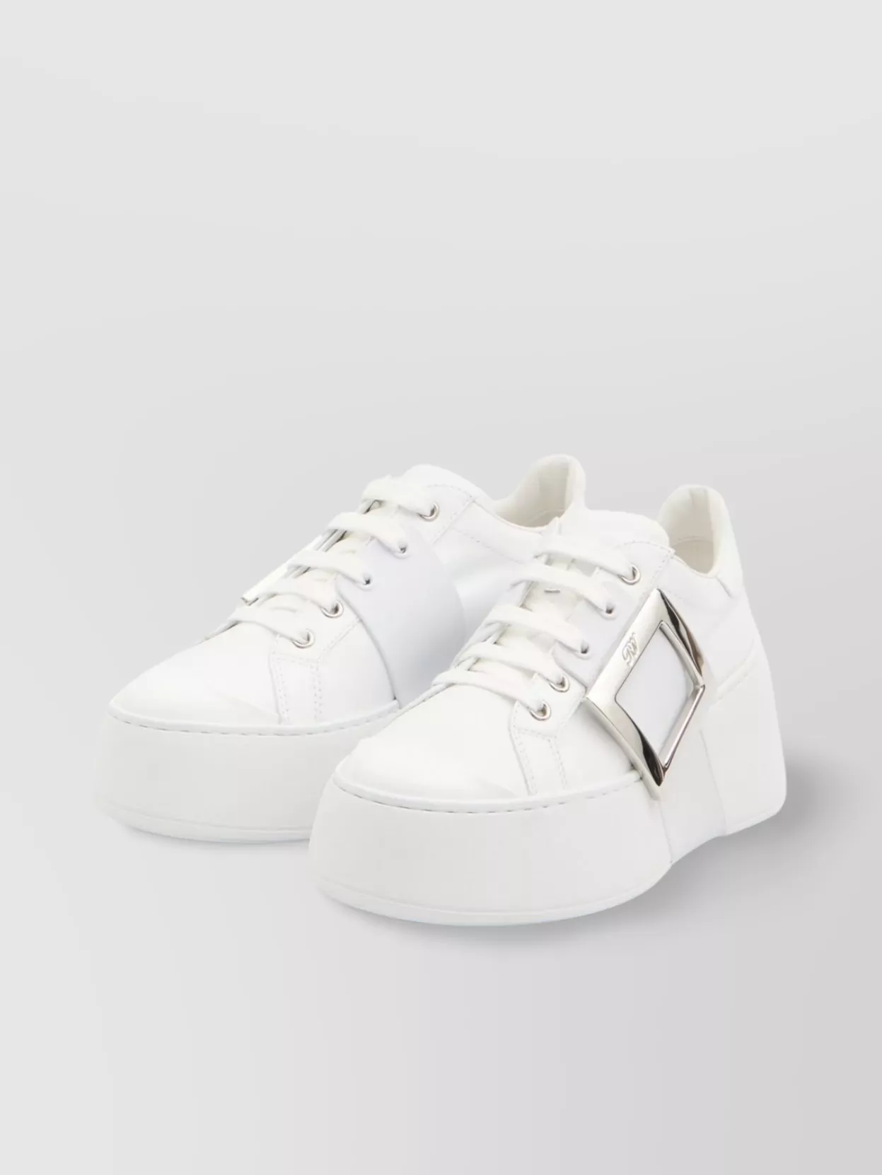 Roger Vivier High-Top Sneakers With Extra Laces