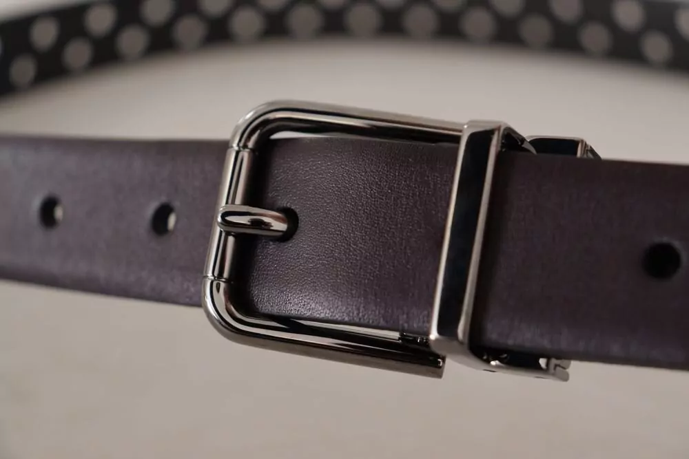Dolce&Gabbana Perforated Leather Belt