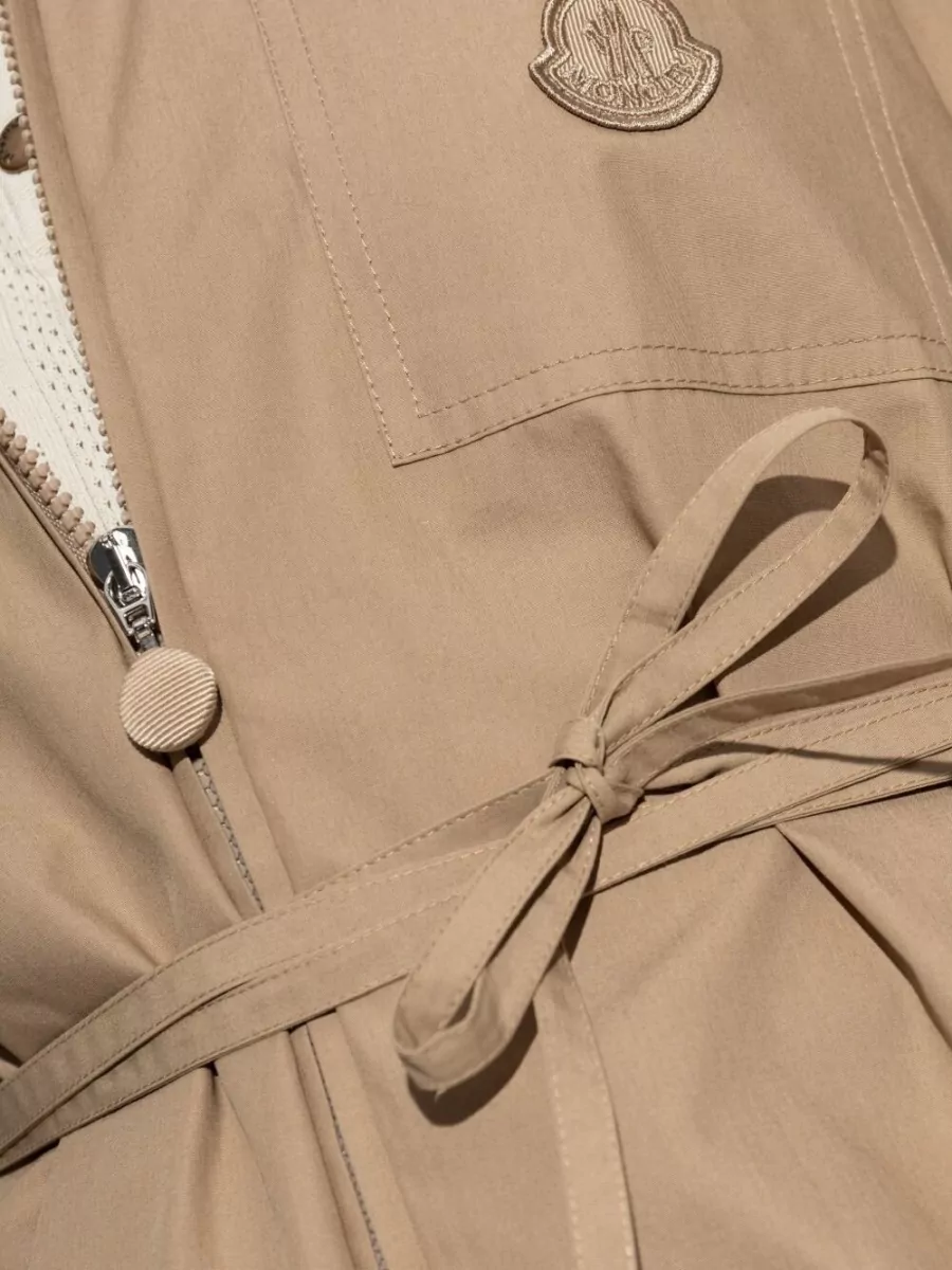 Moncler Cotton Belted Zip Shirt