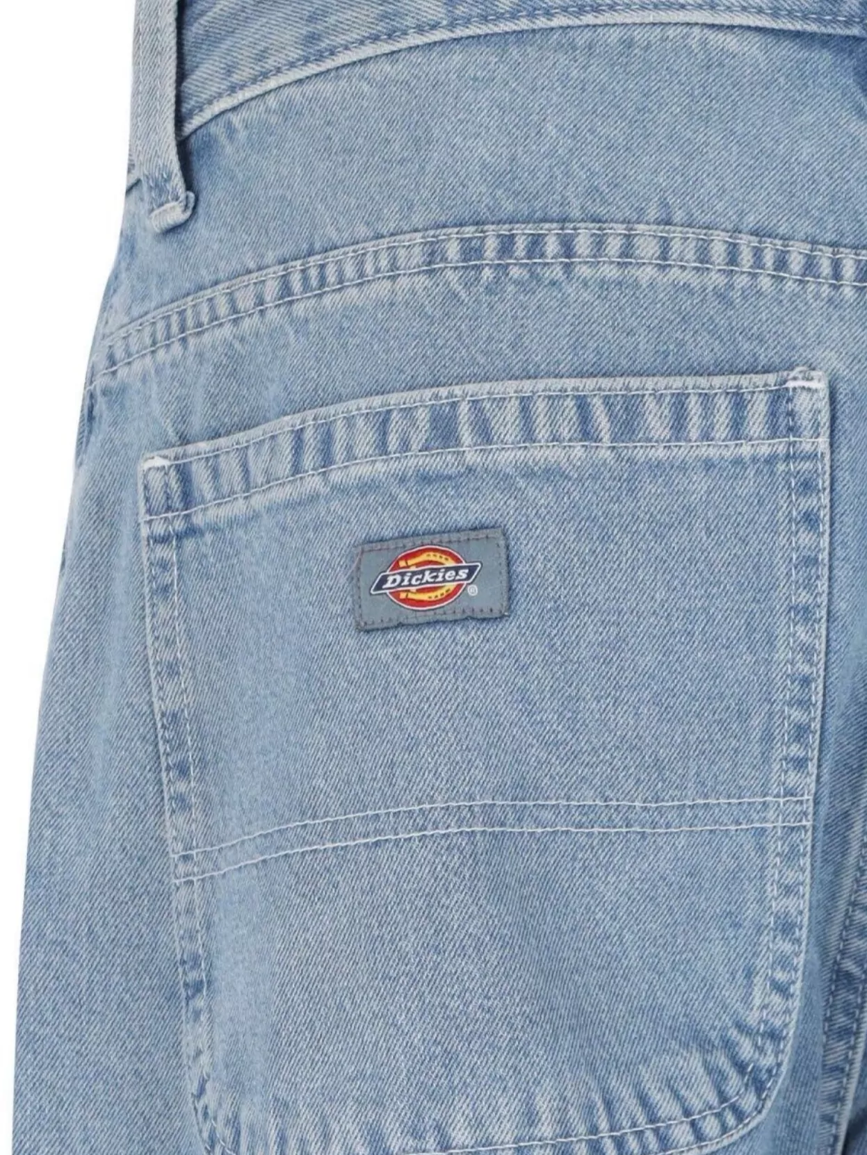 Dickies Straight Leg Trousers Contrast Stitching