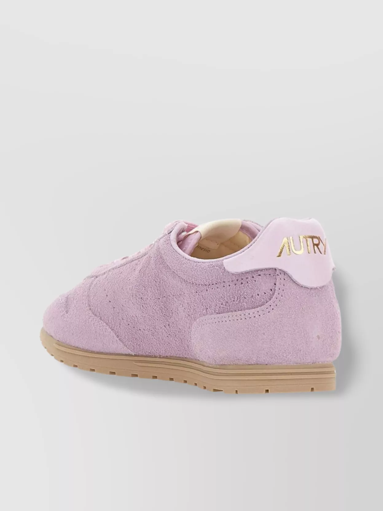 Autry Suede Sneakers With Durable Rubber Sole In Purple