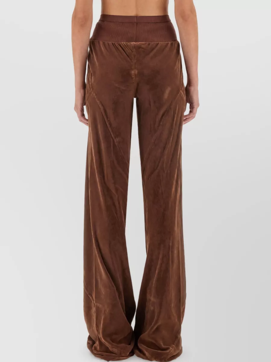Rick Owens Silk Wide-Leg Trousers