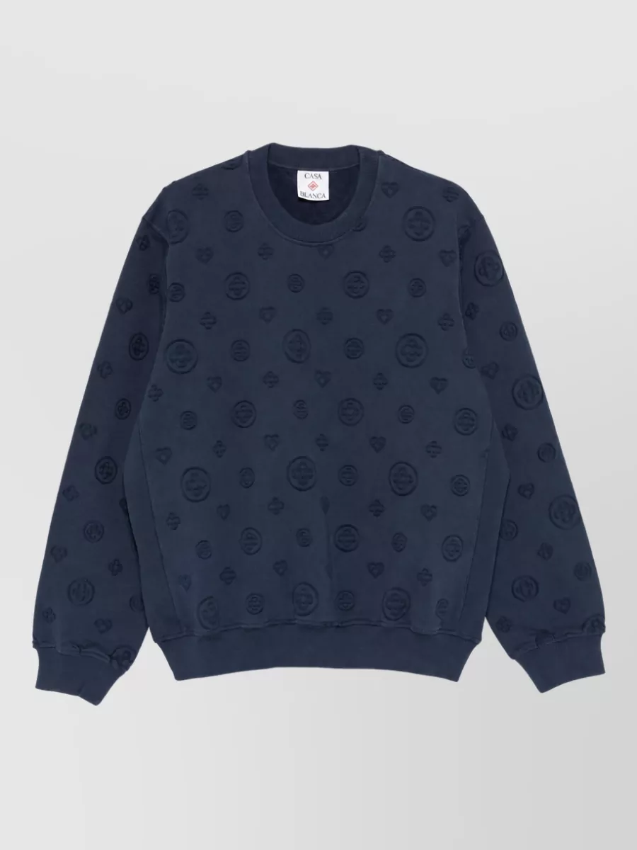 Casablanca Cotton printed crewneck sweatshirt