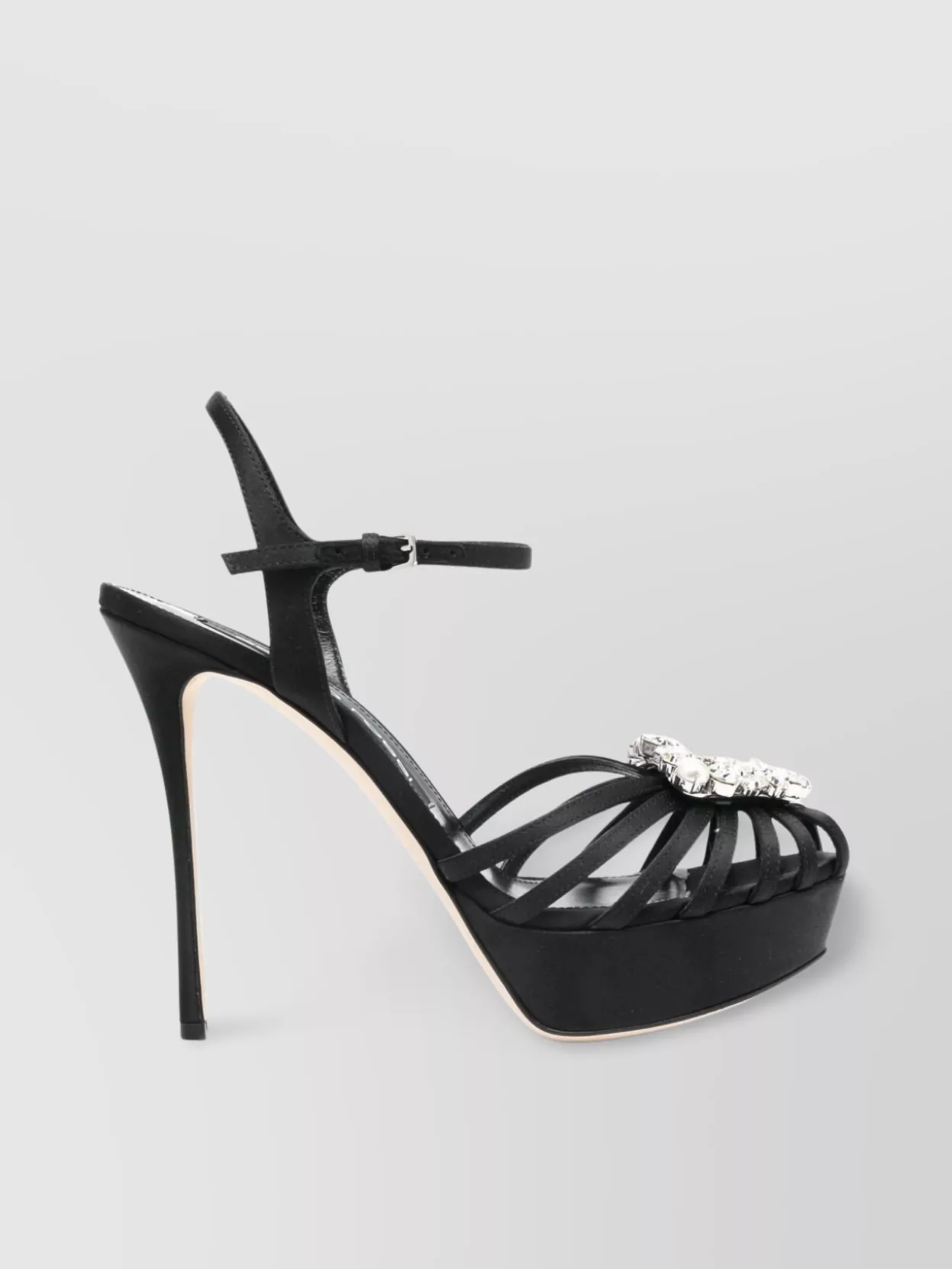 Sergio Rossi 120mm Crystal-detailing Sandals