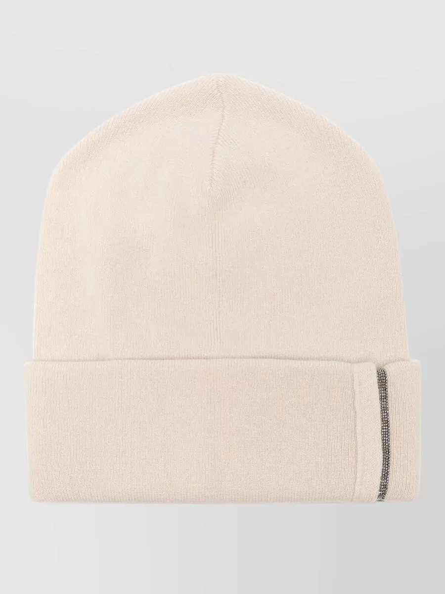 Brunello Cucinelli ribbed cashmere beanie