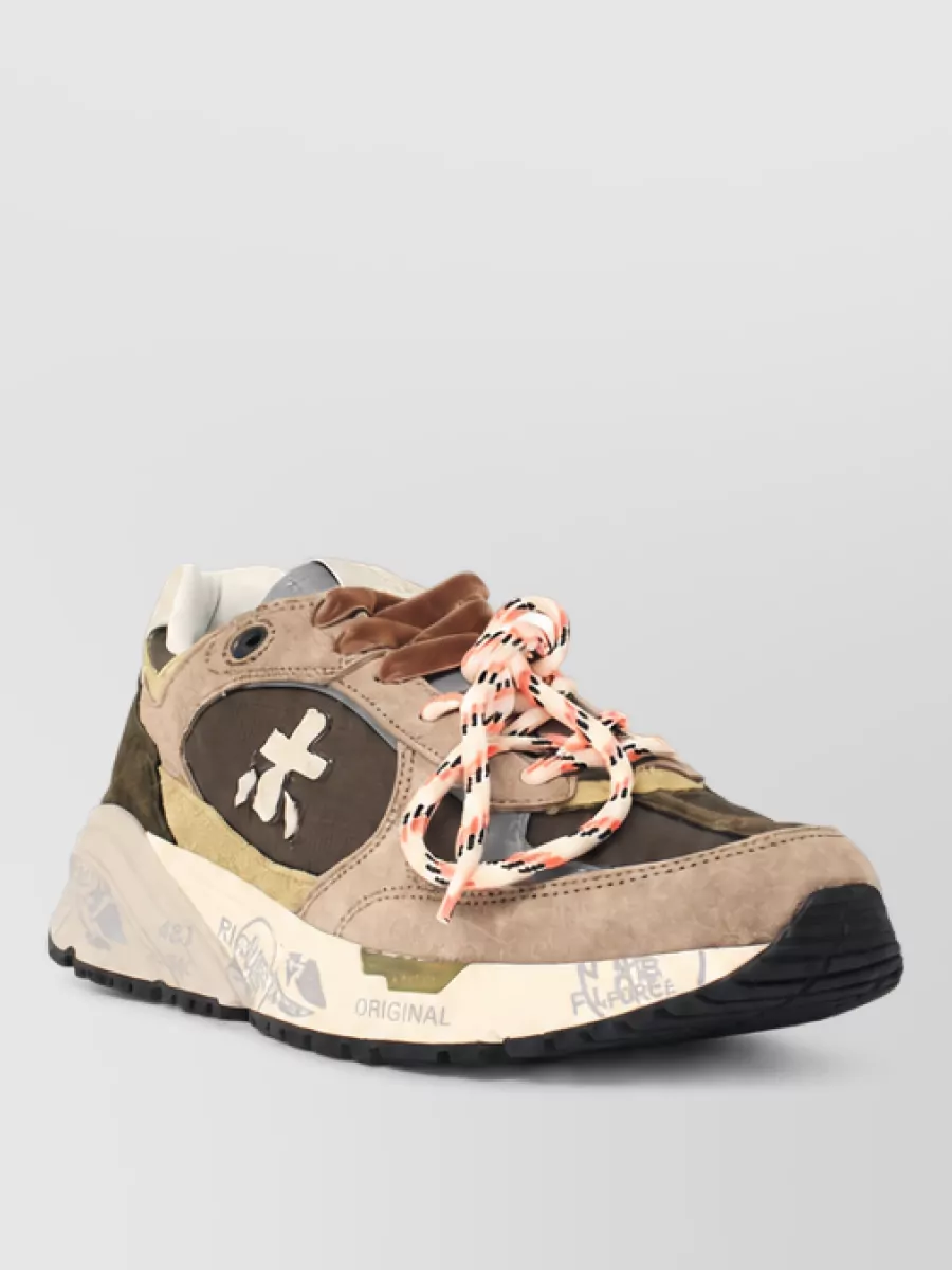 Premiata leather low-top sneakers