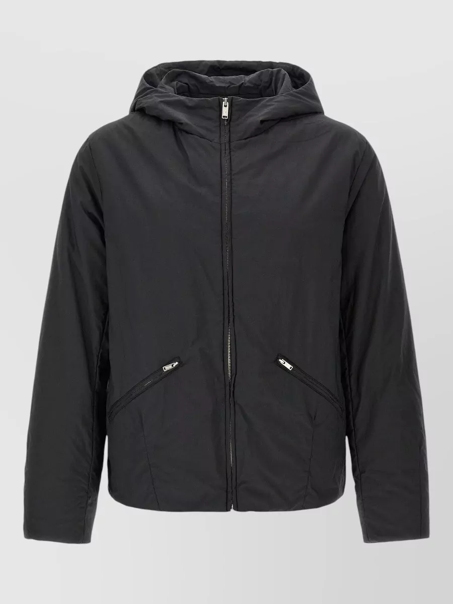 Undercover printed hooded padded coat