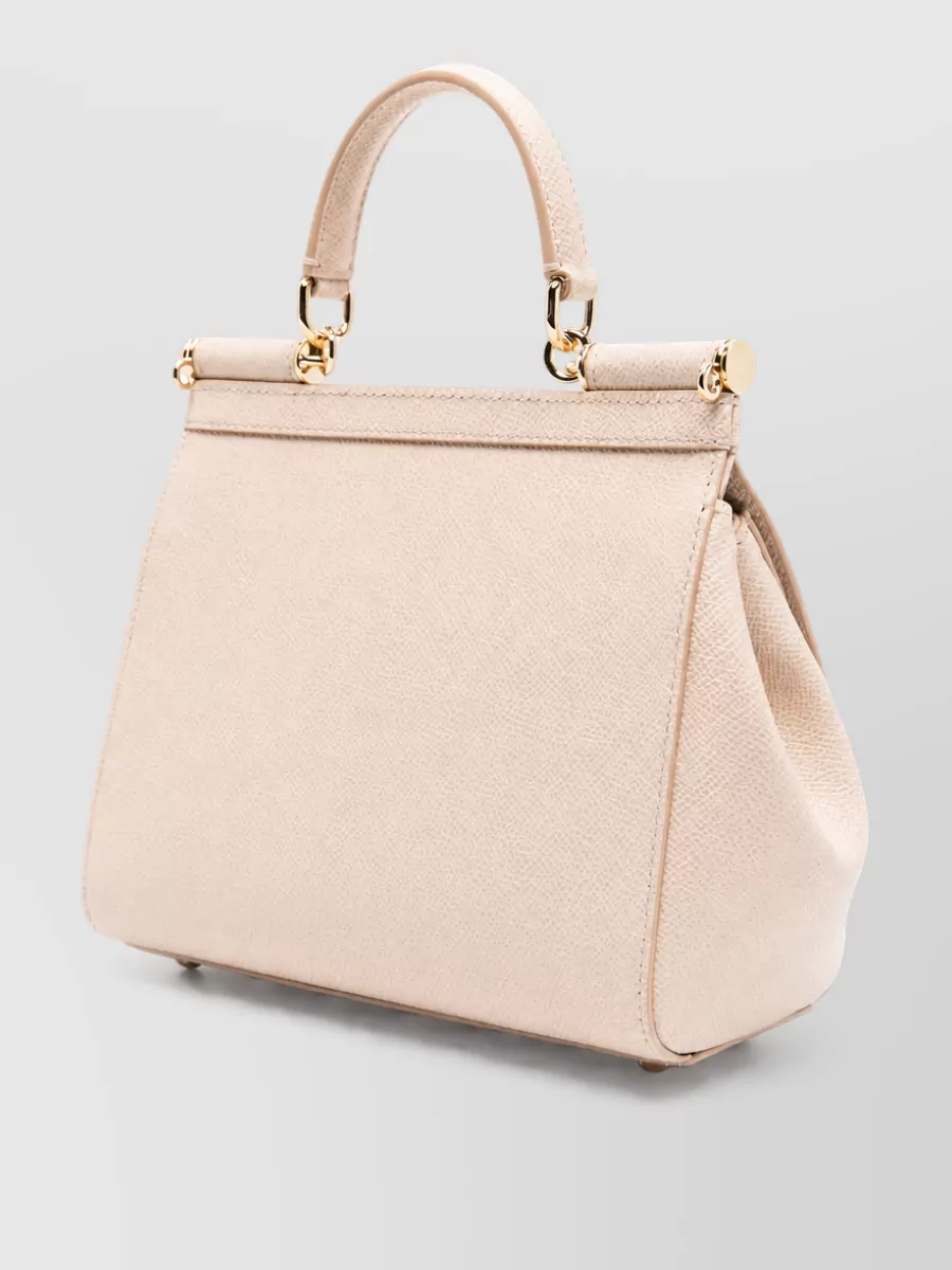 Dolce&Gabbana Sicily Small Leather Shoulder Bag
