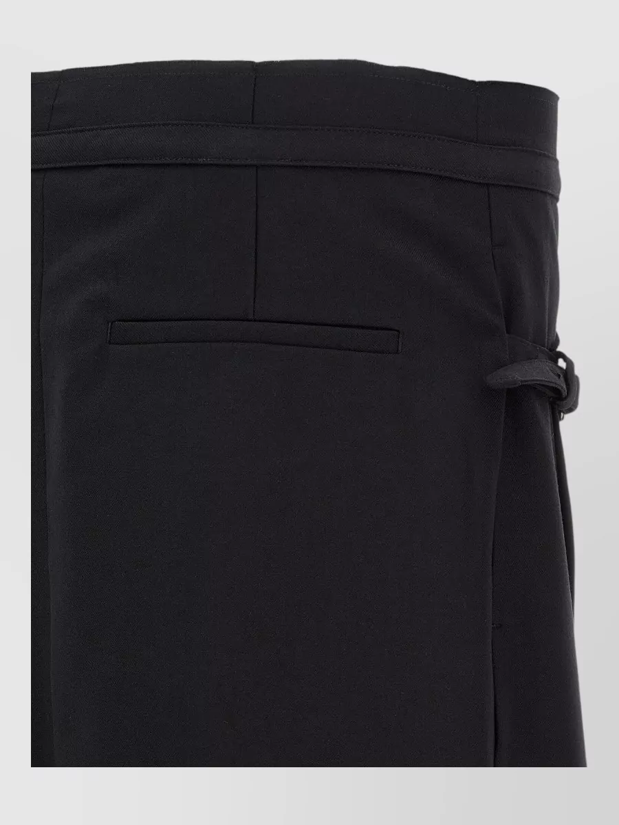 Dries Van Noten Wool Asymmetric Kilt