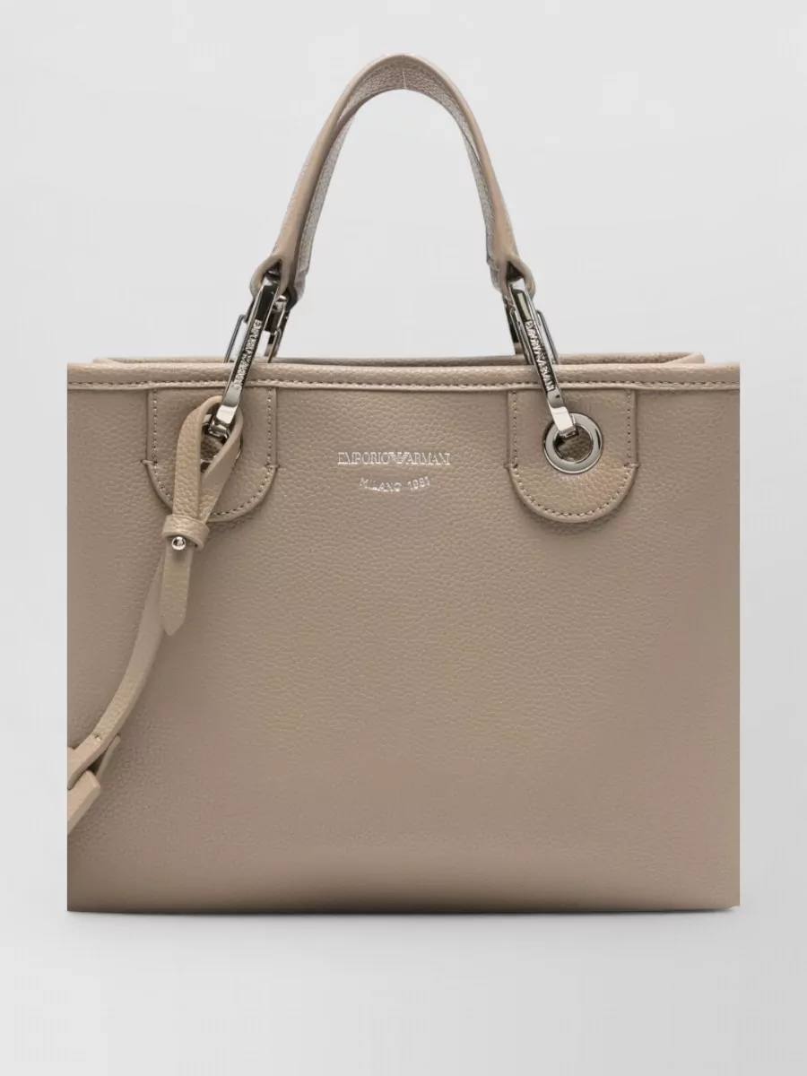 Emporio Armani Myea Small Tote Bag Detachable Strap