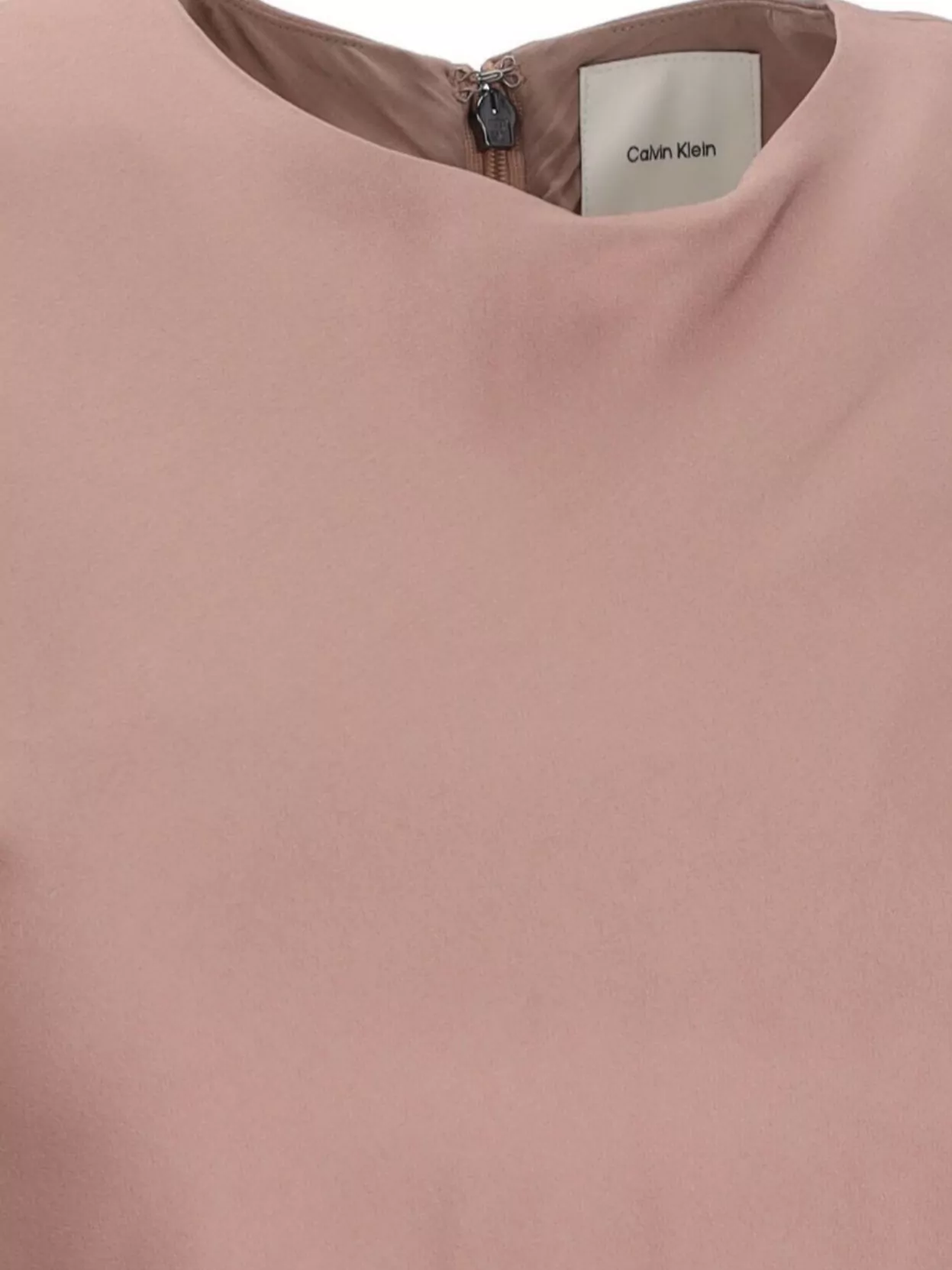 Calvin Klein Cap Sleeves Midi Length In Pink