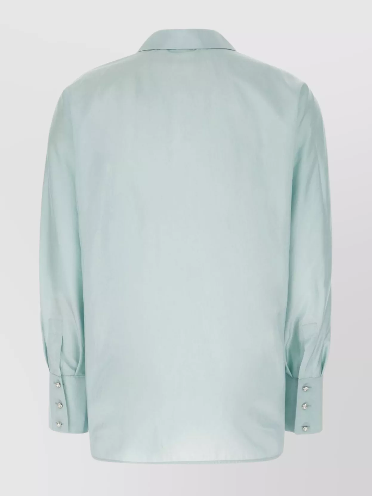 Max Mara Light Blue Polyester Blend Shirt