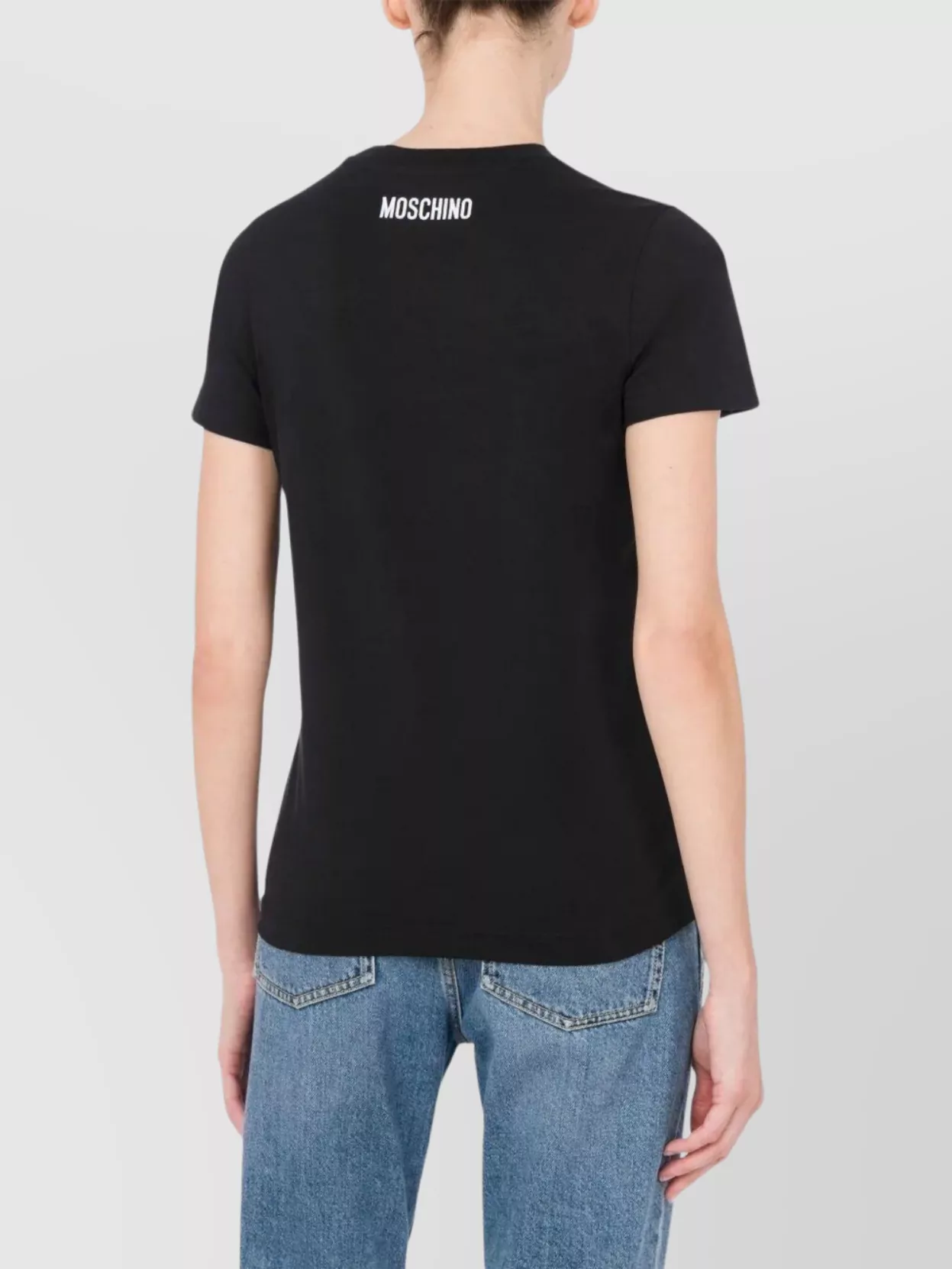 Moschino Short Sleeve Crew Neck Top