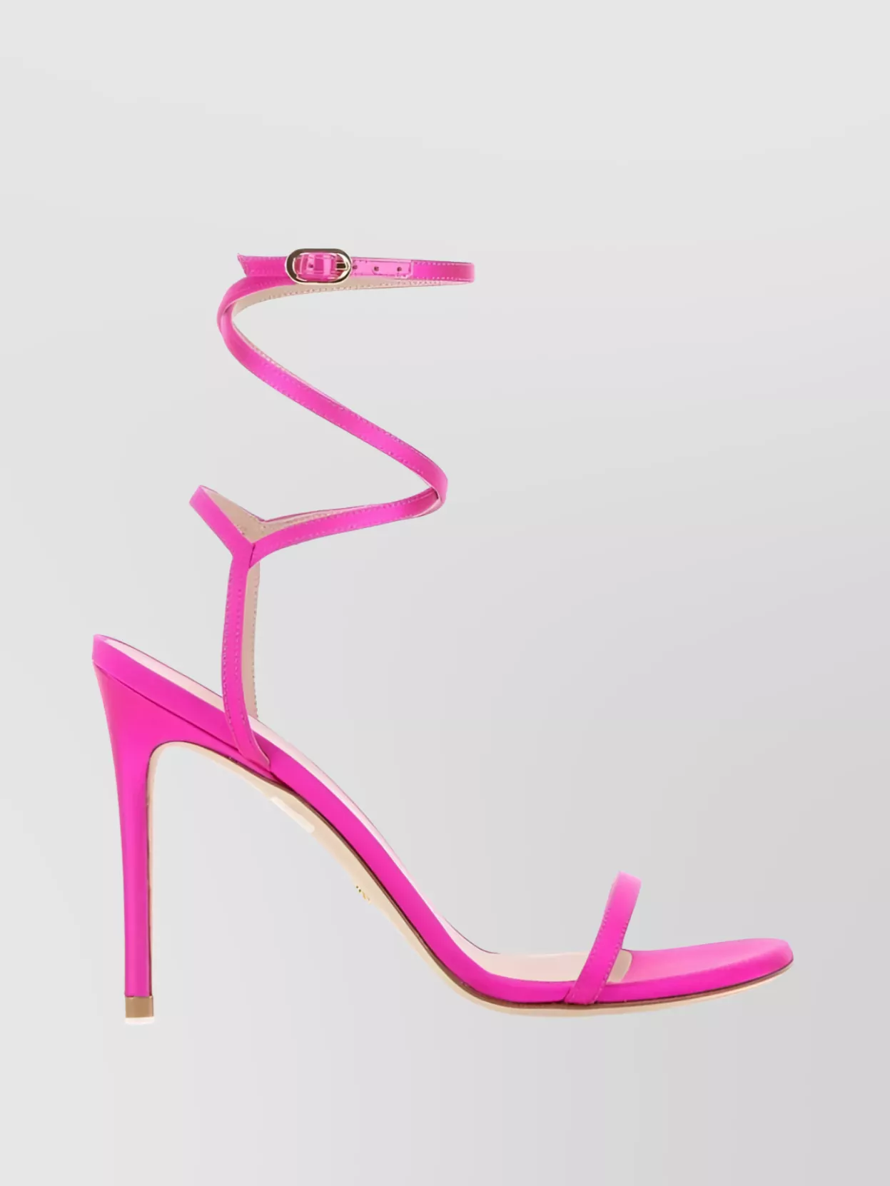 Shop Stuart Weitzman High Heel Sandals With Strappy Ankle Strap In Pastel