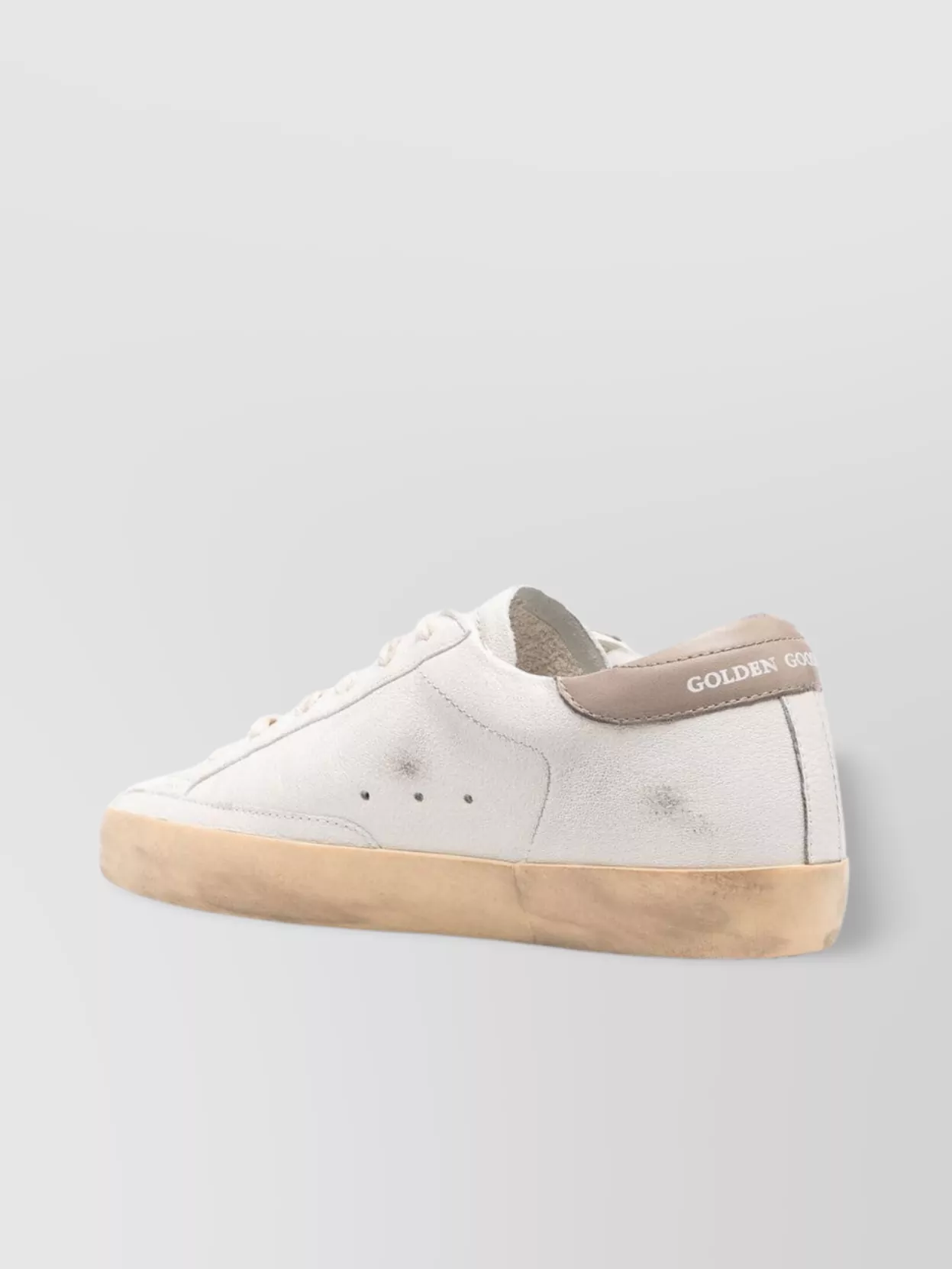 Golden Goose Rubber Sole Leather Sneakers