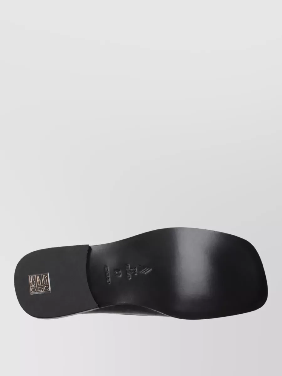The Attico Leather Slip-On Loafers