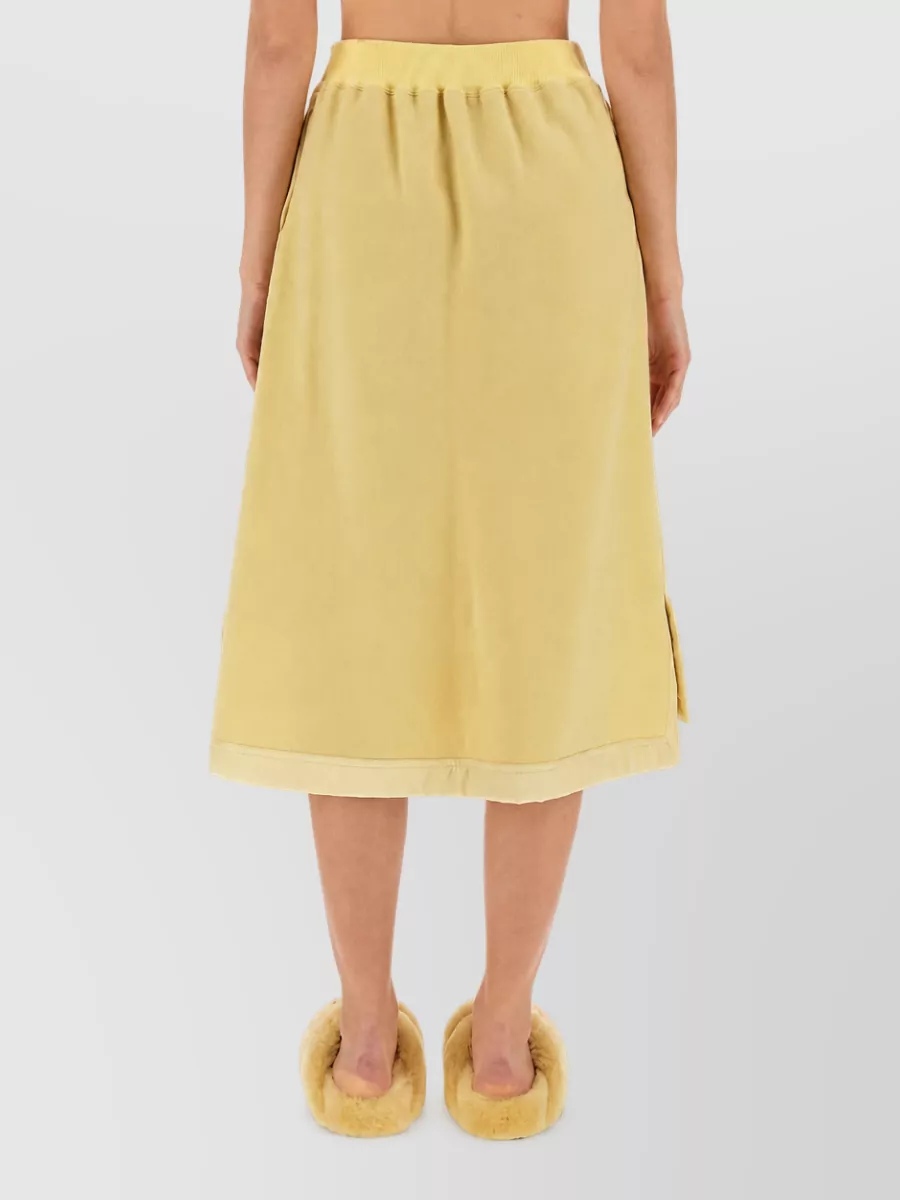 Jil Sander Wool Midi Skirt