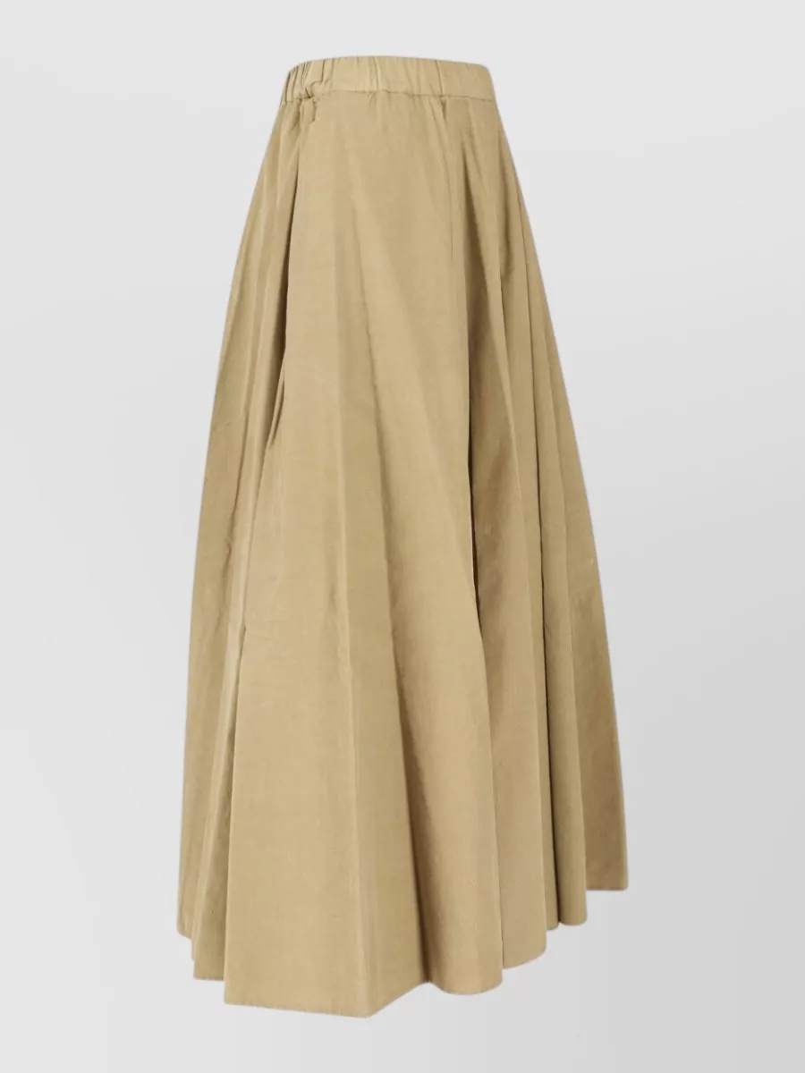 Aspesi Cotton Midi Full Skirt