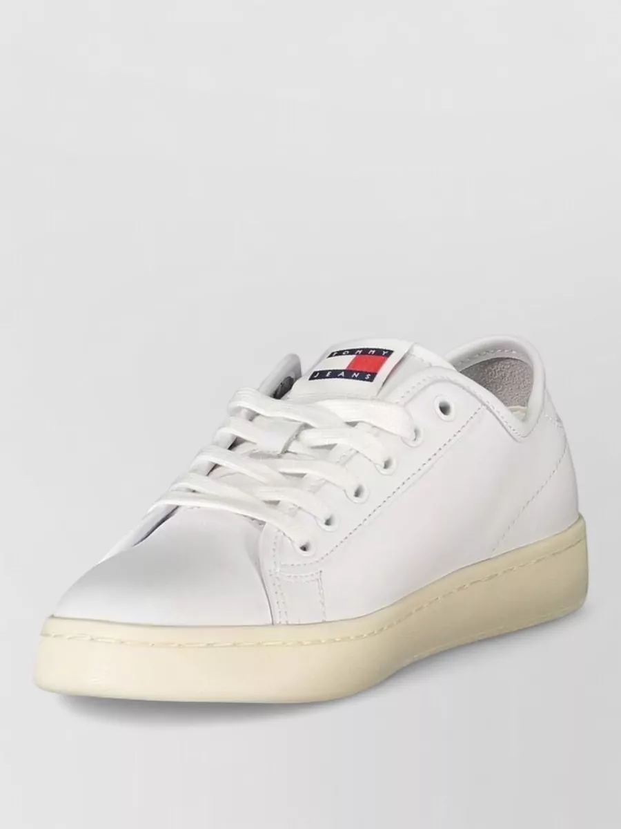Tommy Hilfiger Leather Lace-Up Sneakers