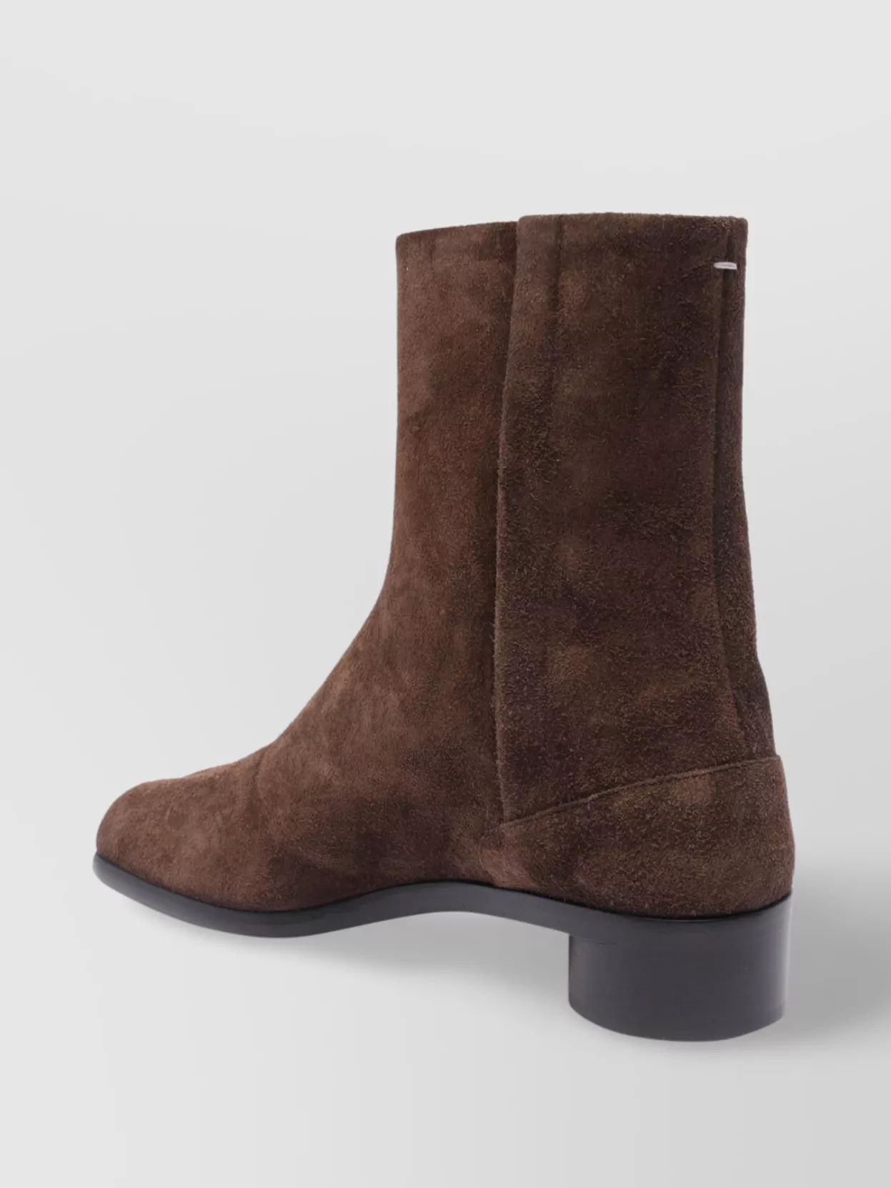Maison Margiela Round Toe Block Heel Ankle Boots