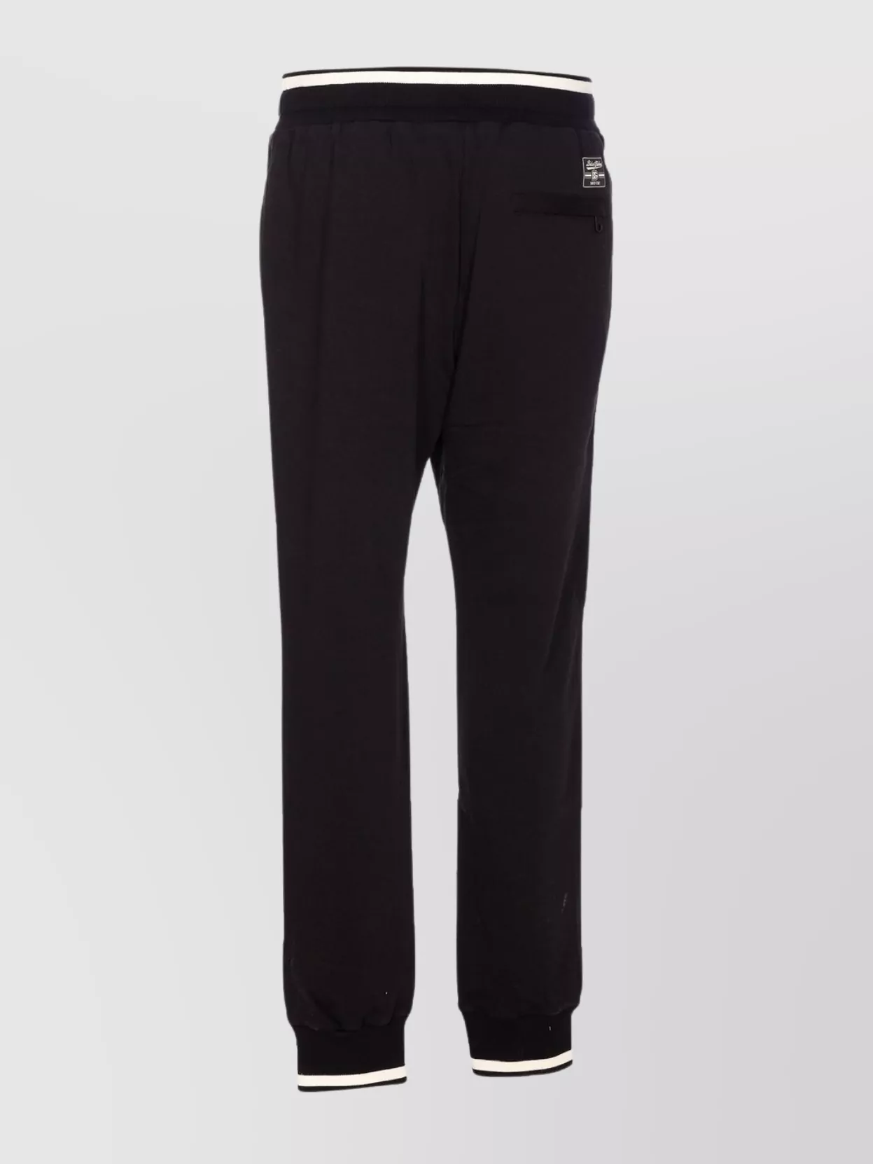 Dolce & Gabbana Track Pants With Elasticized Waist And Pockets In Black