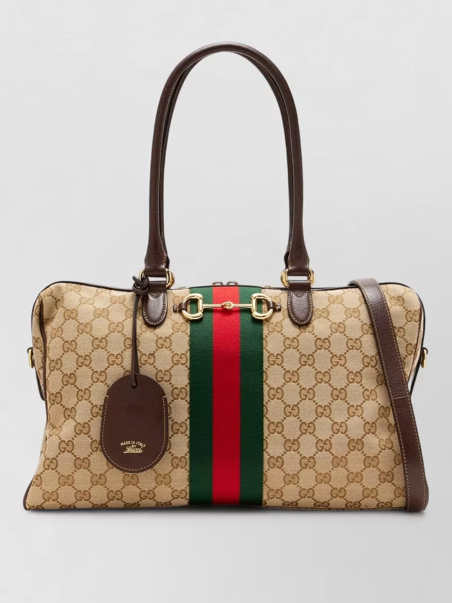Gucci large fabric tote bag